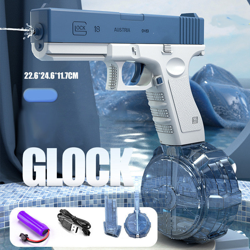 2023 Glock Electric Water Toy Gun Spray Blaster Pistol Airsoft Summer Toys Swimming Poor Game Weapon Pistola For Kids