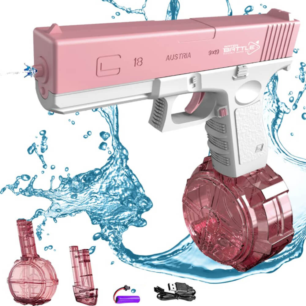 Glock Electric Water Gun Toy - Water Squirt Guns - Squirt Guns for Kids  Swimming Pool Beach Outdoor Party Games - Appleverse